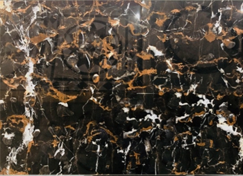 Đá Marble Đen Hoa Vàng