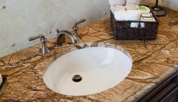 Bàn Lavabo Đá Forest Marble