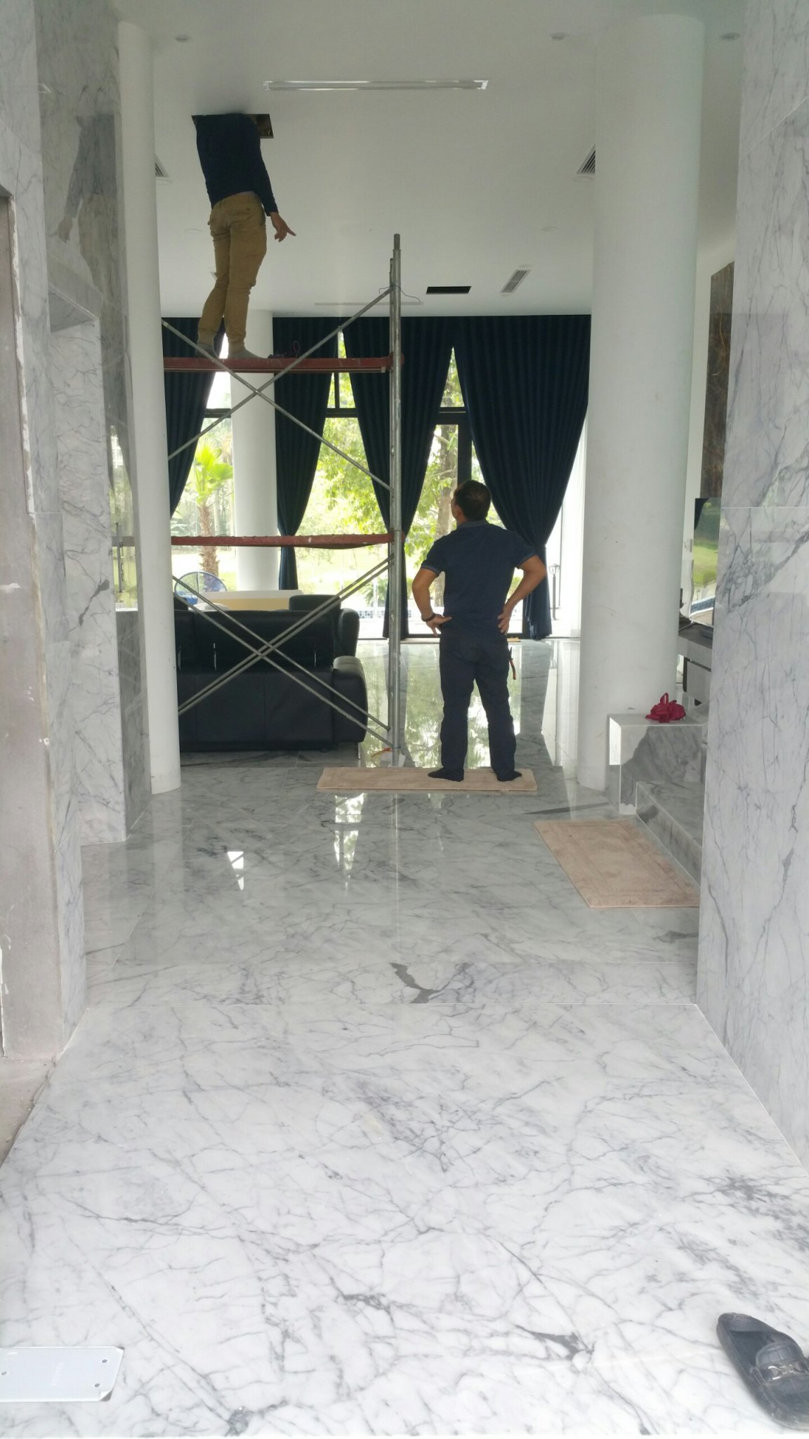 Đá Trắng Ý Lát Nền