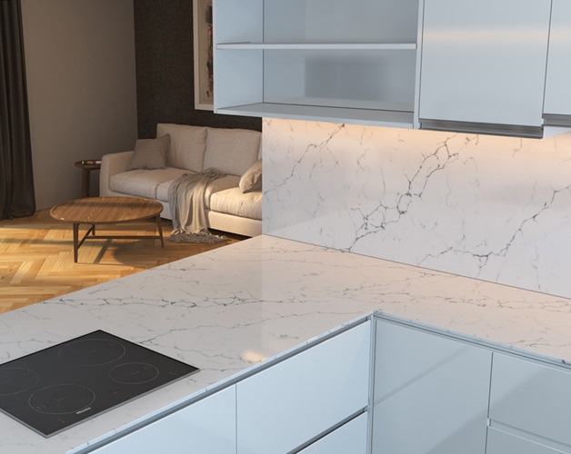 Đá Nhân Tạo Ốp Bếp BQ8660