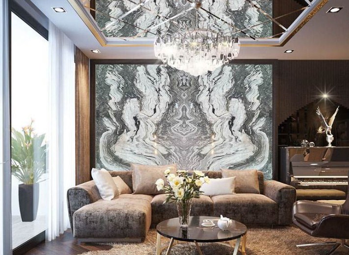 Tranh Đá Thạch Anh Tự Nhiên Cao Cấp - Mandala Classic